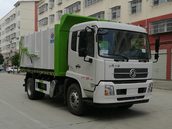 程力威牌CLW5161ZDJD6型壓縮式對接垃圾車